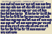 Chemical Studies Font, a Sans Serif Font by 177Studio (Thumbnail 7 of 8)