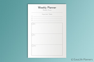 Weekly Planner A5 Printable