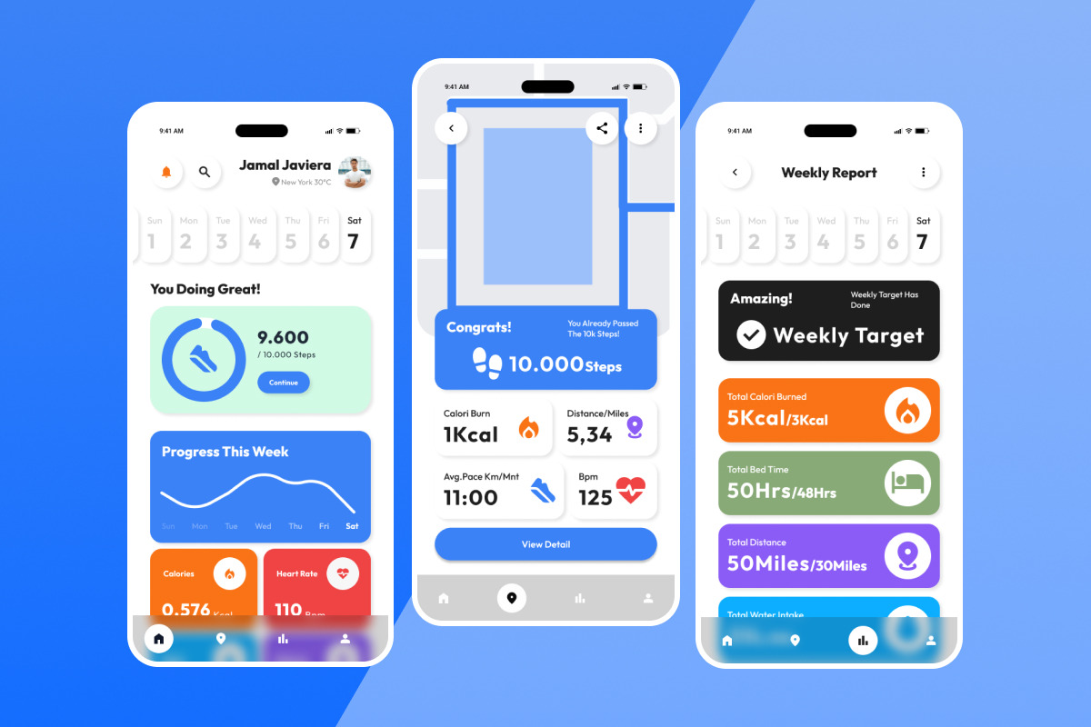 Noturex - Fitness Tracker App, an App Template by productype1 (Photo 4 of 5)