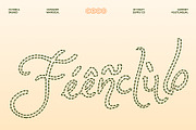CS Fidela Dashed, a Handwritten Font by Craft Supply Co. (Thumbnail 7 of 8)