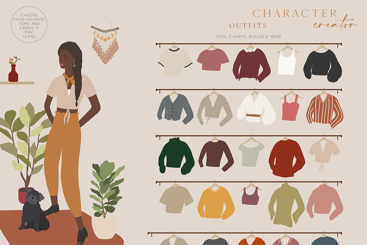 Her Portrait Room Character Creator, an Animal Illustration by Julia Dreams (Photo 10 of 18)
