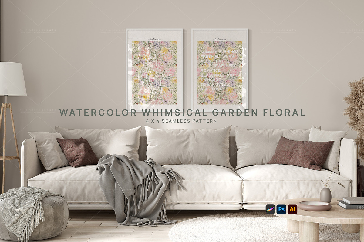 Whimsical Bridgerton Fleur, a Pattern Graphic by slowlivecreate (Photo 5 of 7)