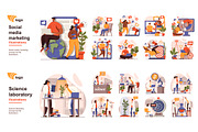 Bundle Concept Vector Illustrations, a Templates & Theme by alexdndz (Thumbnail 15 of 20)