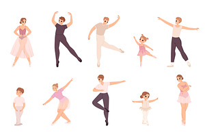Boy girl dancing ballet. Female and, a Graphic by Valerie Bodnar