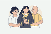 Student Graduation Illustration, an Object Graphic by Jump Studio (Thumbnail 6 of 14)