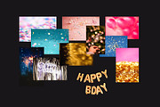 Birthday Party Collage Elements, an Object Graphic by Anzhelika (Thumbnail 9 of 10)