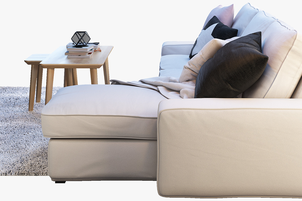 Chaise longue sofa 3d model, a Furniture 3D Model by 3dmitruk (Photo 6 of 11)