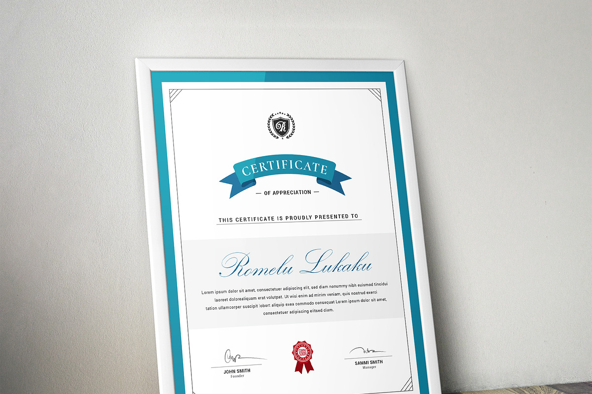Certificate, a Stationery Template by ThemeDevisers (Photo 6 of 6)