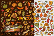 Thanksgiving Objects & Elements Set, an Object Graphic by BALABOLKA (Thumbnail 2 of 4)