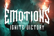 Fanatic - Retro Label Font, a Blackletter Font by JumboDesign (Thumbnail 3 of 6)