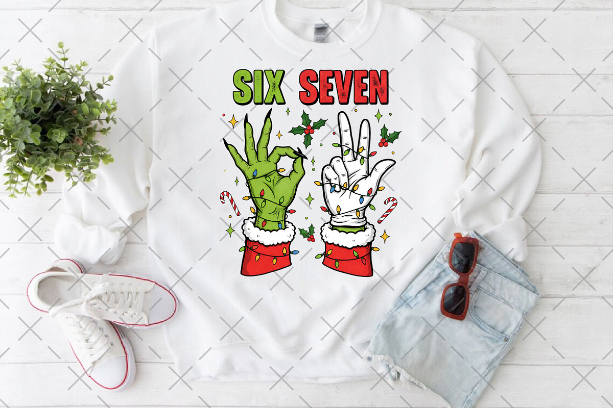 Trending Six Seven Meme Funny Christ, an Illustration by Craft Nest (Photo 5 of 5)