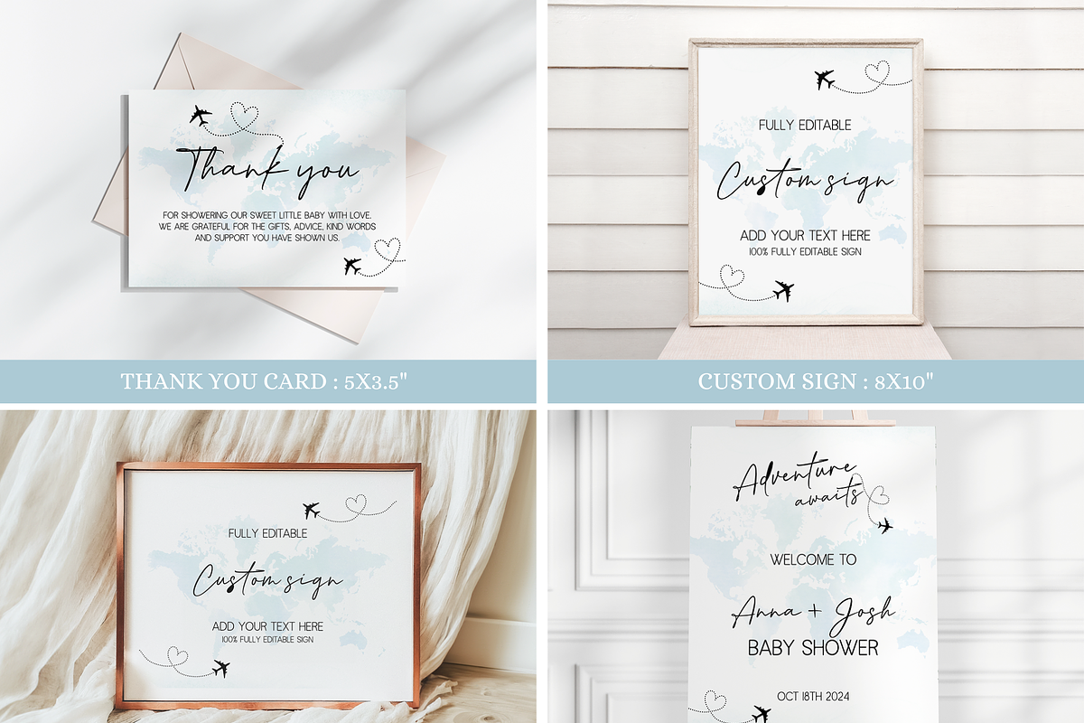 Adventure Baby Shower Invitation, an Invitation Template by Digital_Mind (Photo 3 of 9)
