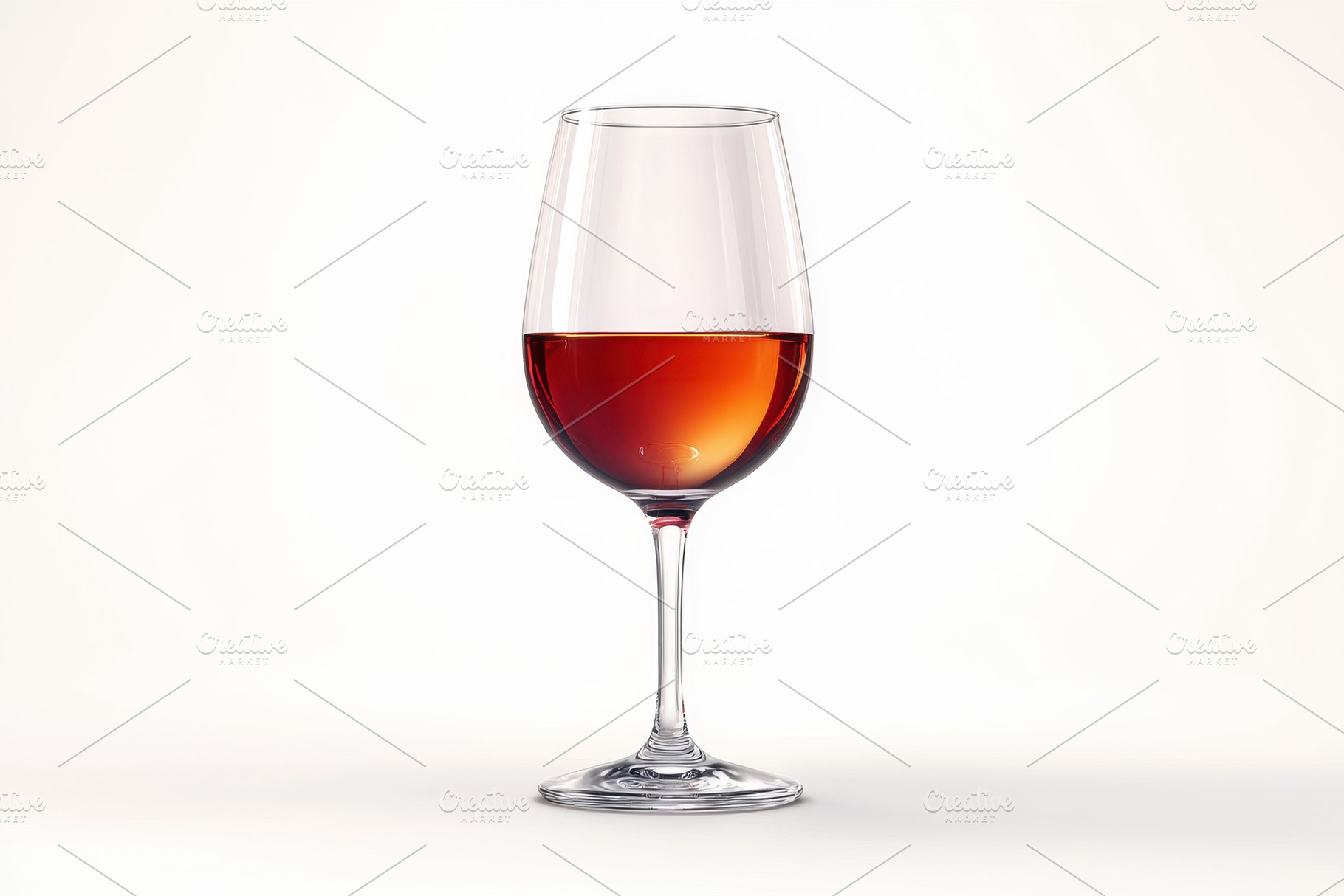 Elegant wine glass filled with rich, a Photo by Tanuart