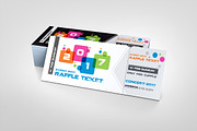 Concert Event Ticket Template, a Stationery Template by BrandlyTemplate (Thumbnail 2 of 3)