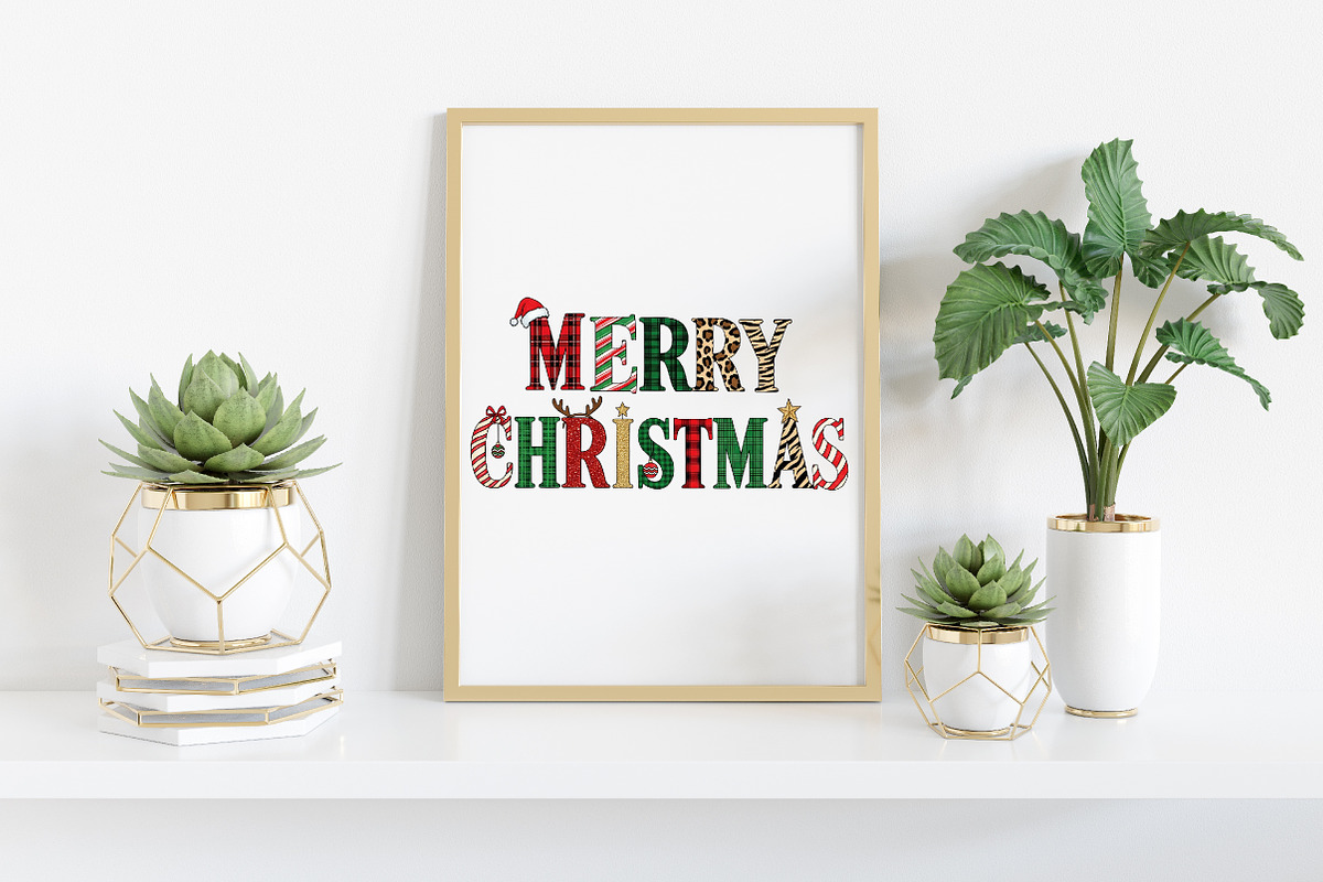 Merry Christmas PNG, an Illustration by Craft Nest (Photo 3 of 6)