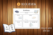 Reading Journal Print Templates, a Stationery Template by AnnaViolet_store (Thumbnail 5 of 6)