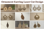 Ornament Dangle Earring Set, a Graphic by hafijul (Thumbnail 1 of 11)