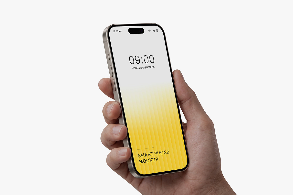 Smartphone in Hand Mockup Bundle, an Android Mockup by graphypix (Photo 12 of 14)