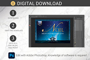 Noel Christmas Postcard Photoshop, a Flyer Template by Godserv Designs (Thumbnail 10 of 11)