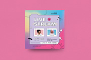 Live Stream Event Flyer Set, a Flyer Template by Guuver (Thumbnail 3 of 3)