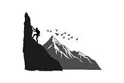 Mountain Adventure Silhouette Bundle, an Object Graphic by Gfx_Store (Thumbnail 9 of 16)