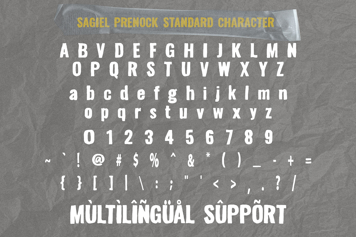 Sagiel Prenock - Handdrawn Font, a Sans Serif Font by Black Junst (Photo 10 of 10)