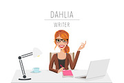 Writer / Blogger Portrait Creator, a Person Illustration by Lauren Lesley Studio (Thumbnail 6 of 33)
