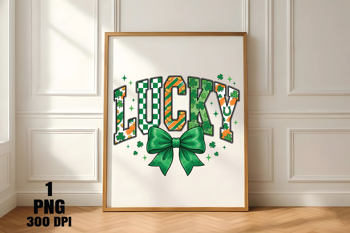 Glitter St Patrick's Day Coquette PN, an Illustration by Daily.Designs (Photo 5 of 5)