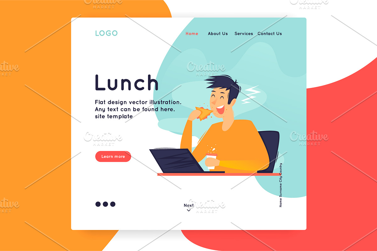 landing page, an App Template by Podis (Photo 12 of 16)