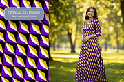 40 Optical Illusions Vector Patterns, a Pattern Graphic by Guten Tag Vector (Thumbnail 3 of 10)
