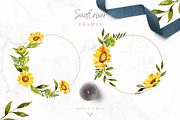 Watercolor Sunflowers, a Decorative Illustration by BlueRobinDesignShop (Thumbnail 3 of 4)