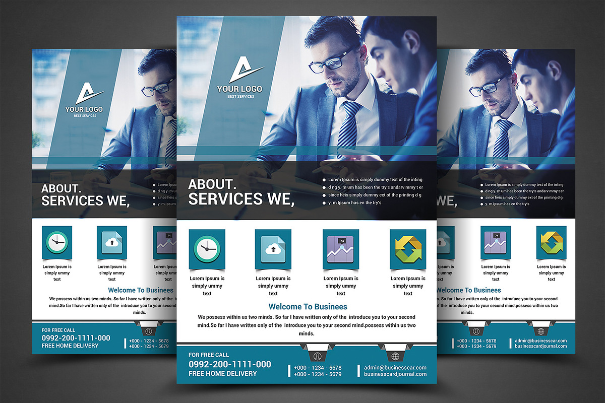 Business Planner Flyers Print Templa, a Flyer Template by AfzaalGraphics (Photo 1 of 4)
