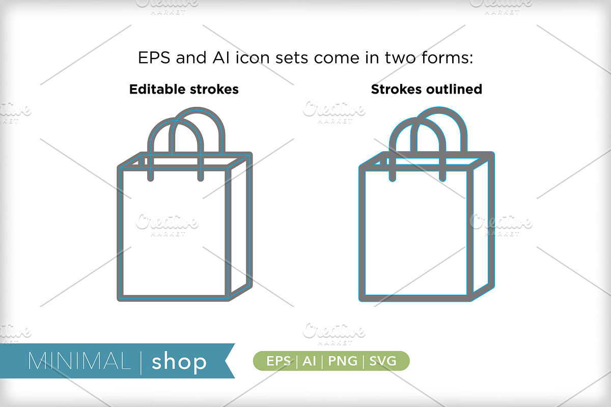 Minimal shop icons, an Outline Icon by Picture Window (Photo 3 of 5)