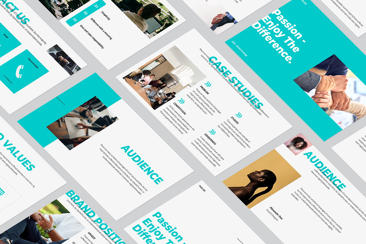 Brand Strategy PowerPoint Template, a Presentation Template by Gaize (Photo 10 of 14)