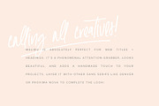 Malibu | A Handwritten Font, a Script Font by Jen Wagner Co (Thumbnail 6 of 8)