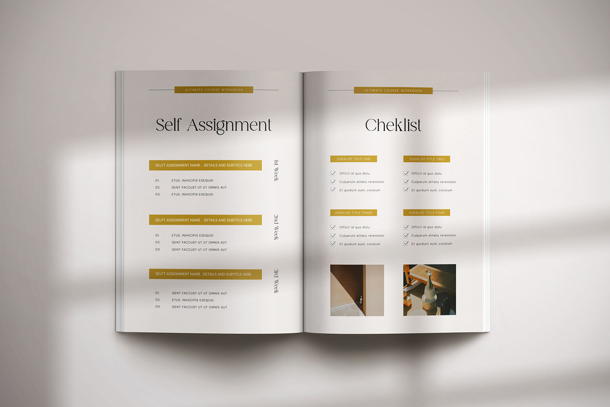 Workbook Template Canva, a Magazine Template by creathrivestudio (Photo 9 of 18)