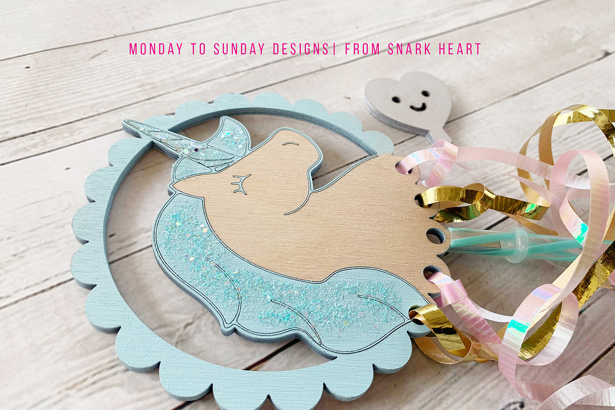 Magic Glow Wand: Unicorn SVG, a Graphic by Snark Heart (Photo 3 of 4)
