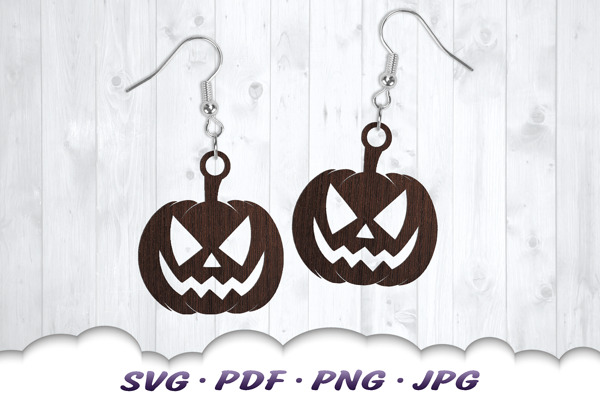 Halloween Earrings SVG Bundle, a Graphic by Cloud9DesignSVG (Photo 2 of 3)