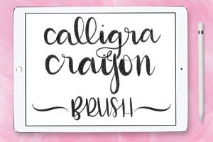 CalligraCrayon Procreate Brush