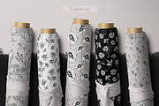 Flowers Line Art. Floral Clipart, a Decorative Illustration by ilonitta (Thumbnail 7 of 11)