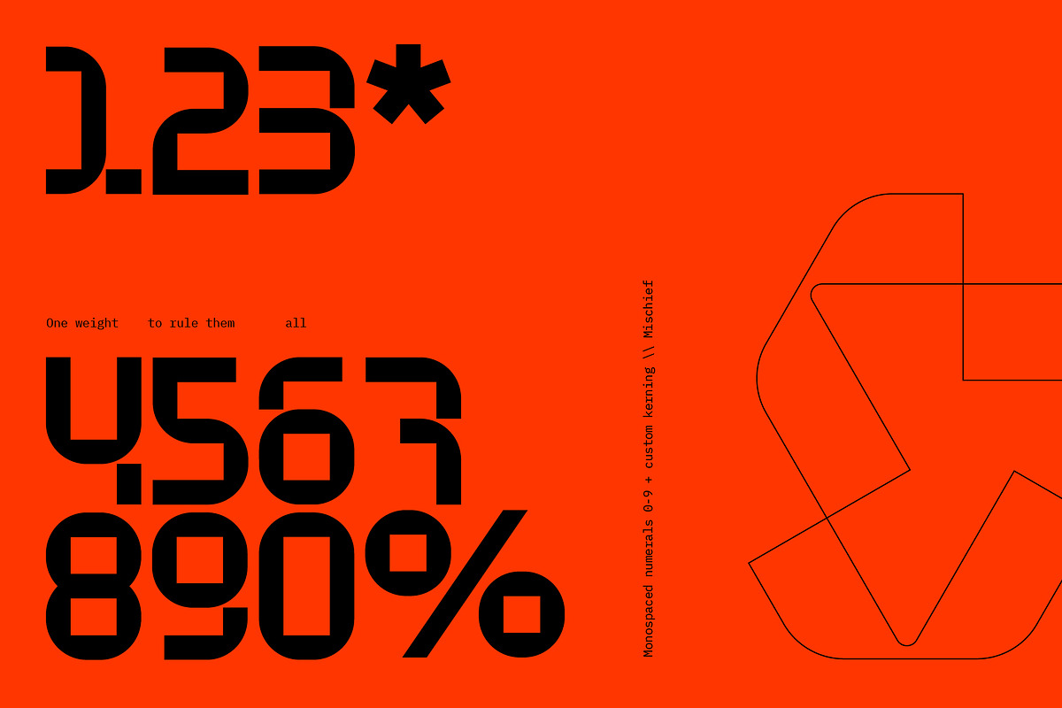 Mischief Display typeface, a Sans Serif Font by Fenrir_Design (Photo 2 of 5)