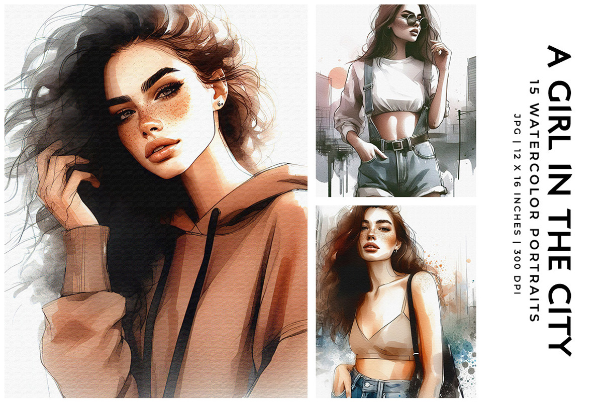 A Girl in The City, a Person Illustration by Digital Art Creations (Photo 3 of 10)