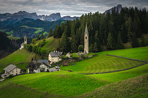 Chapel of St Barbara on the slope, an Architecture Photo by Alpine Dreams