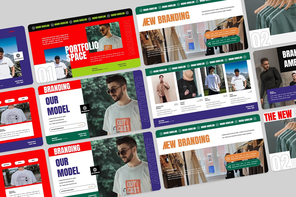 Brand Guideline Creative Powerpoint, a Presentation Template by Annora Studio (Photo 2 of 5)