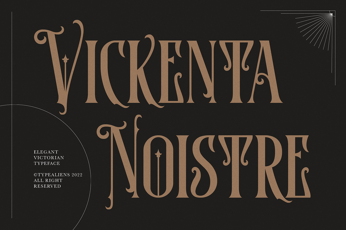 Vickenta Noistre, a Serif Font by ilhamtaro (Photo 1 of 10)