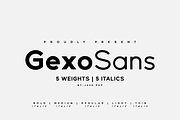 Gexo Sans - elegant font, a Sans Serif Font by Java pep (Thumbnail 2 of 11)