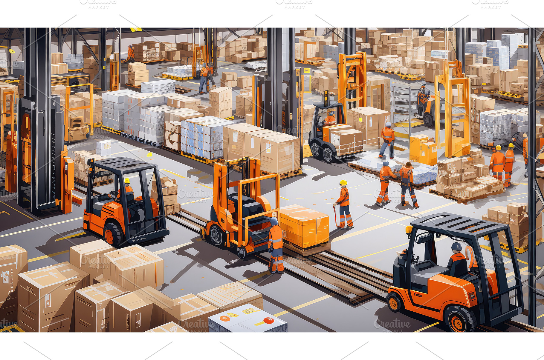 distribution large warehouse, a Background Photo by pikepicture