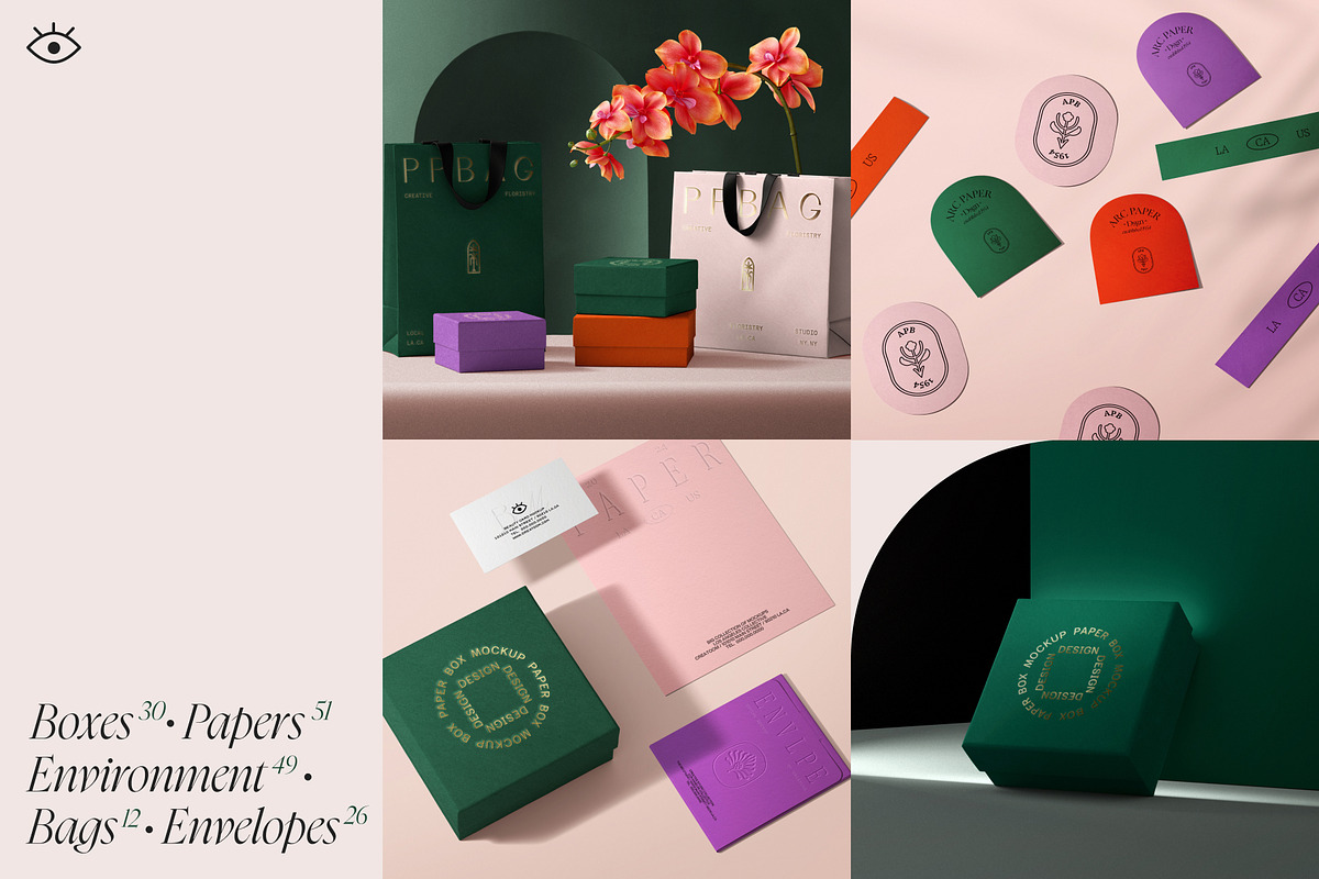 Branding mockup creator (168 PSD), a Product Mockup by Creatoom (Photo 1 of 12)