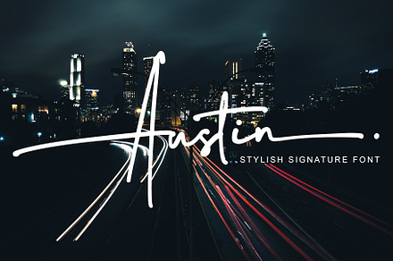 Austin - Stylish Signature Font