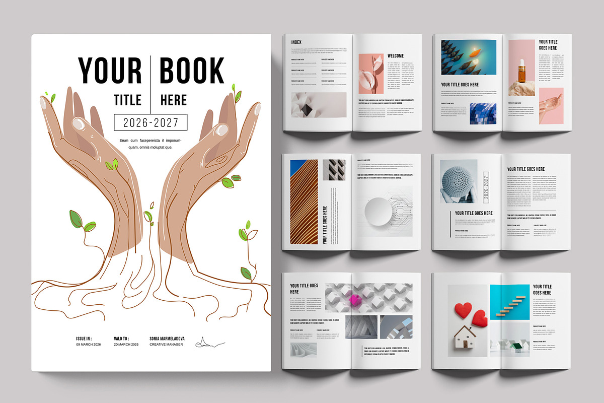 Book Design Template Layout, a Brochure Template by ContestDesign (Photo 1 of 3)